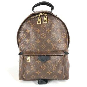 LOUIS VUITTON M41560 Monogram Palm Springs PM Mini Backpack Brown/Black